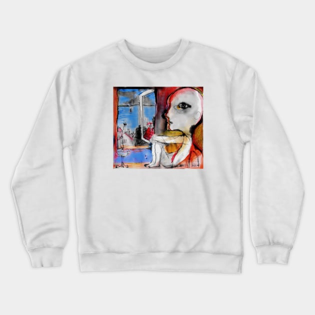 I am not anything Crewneck Sweatshirt by Loui Jover 